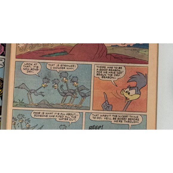Beep Beep The Road Runner Vintage Comic Book 1970s Whitman DC Comics 40¢ Issue - Picture 8 of 13